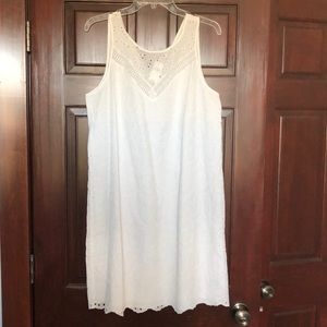 GAP White Eyelet Sundress NWT